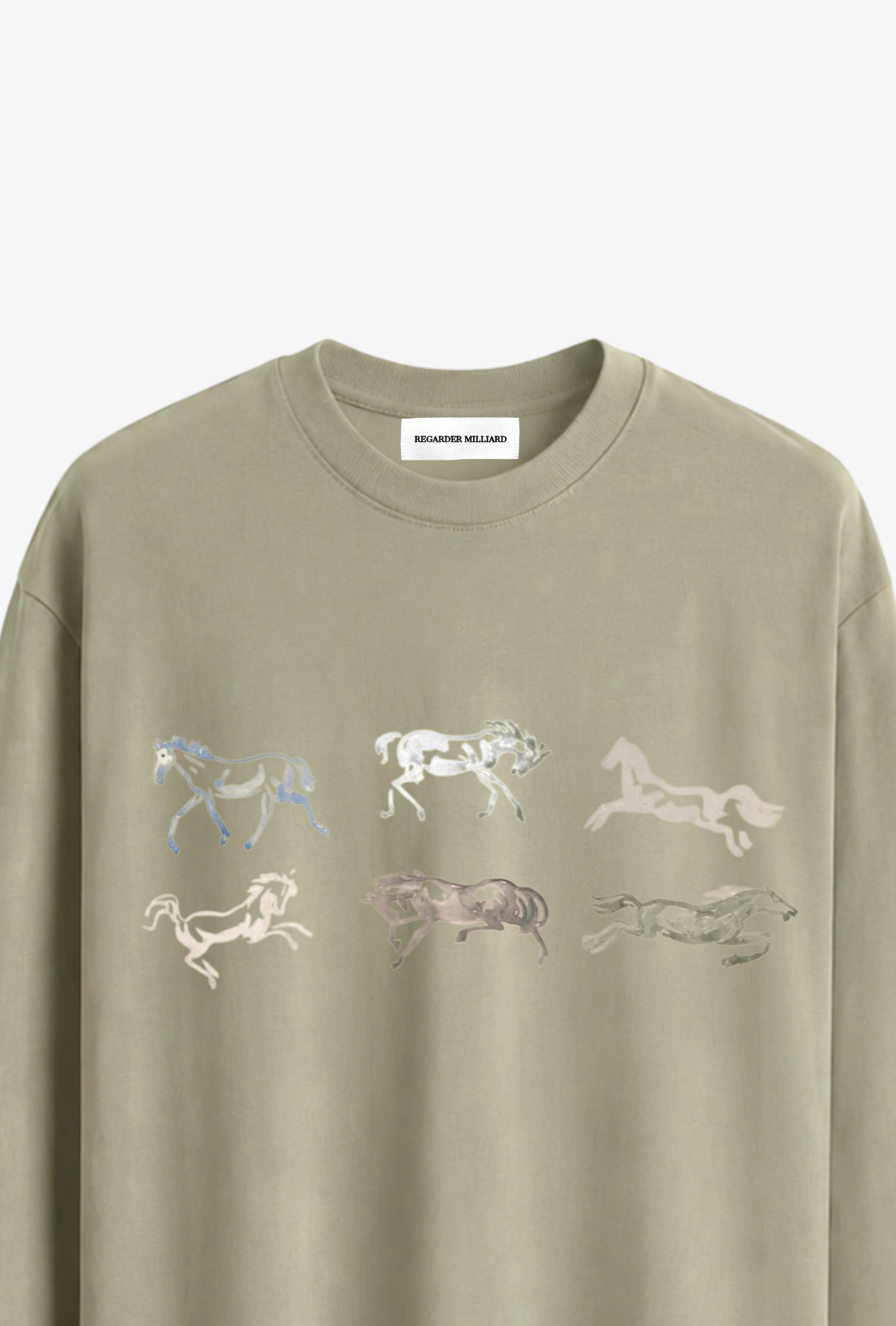 THE DERBY RACE LONGSLEEVE - KHAKI