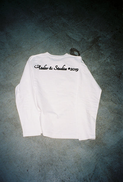 TRACKSTAR LONGSLEEVE - WHITE