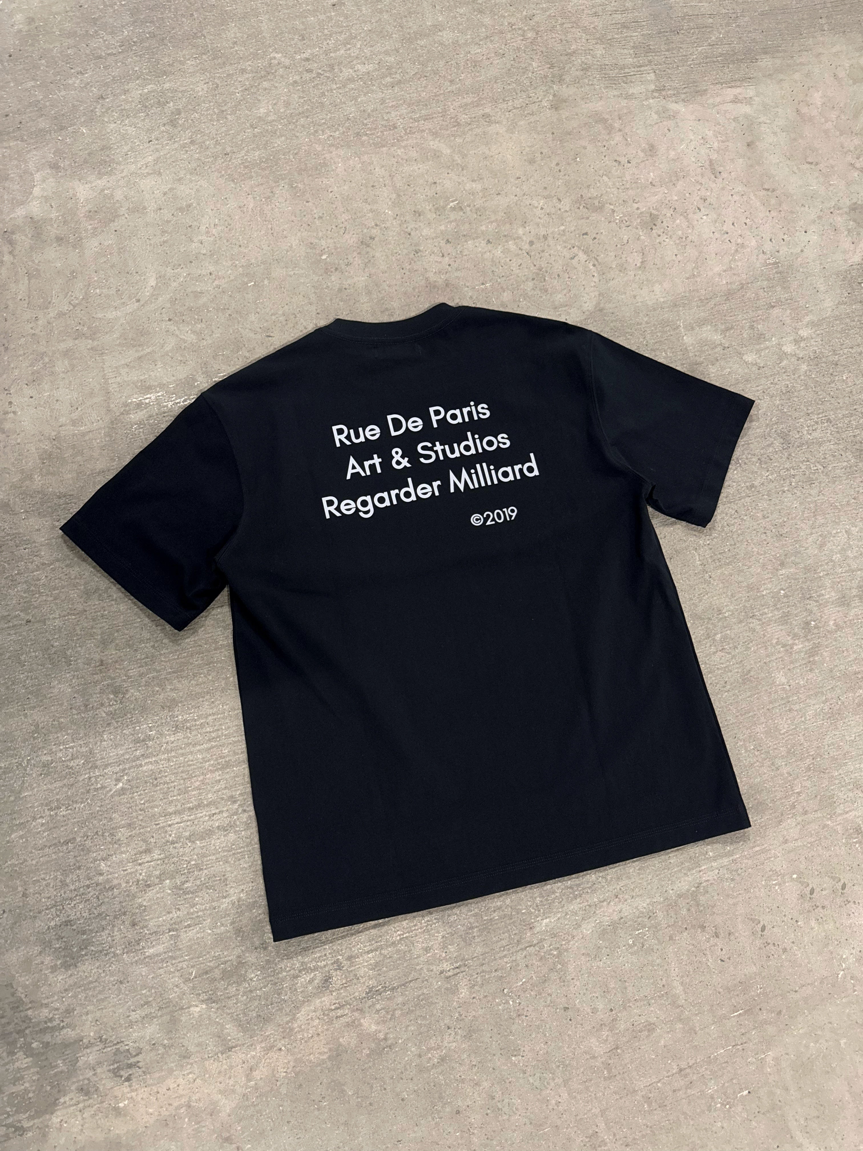 RUE DE PARIS T-SHIRT - BLACK