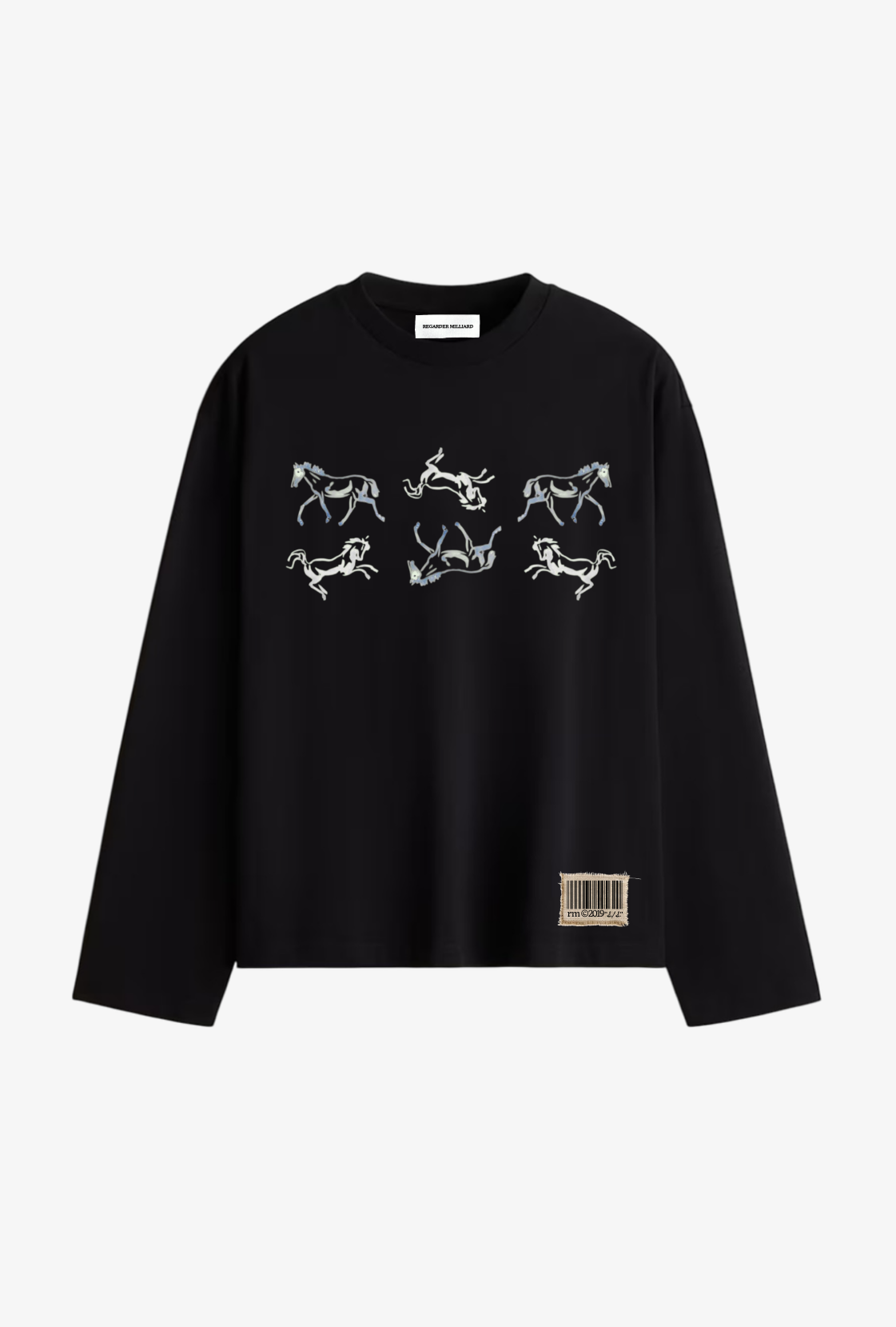 THE DERBY RACE LONGSLEEVE - BLACK