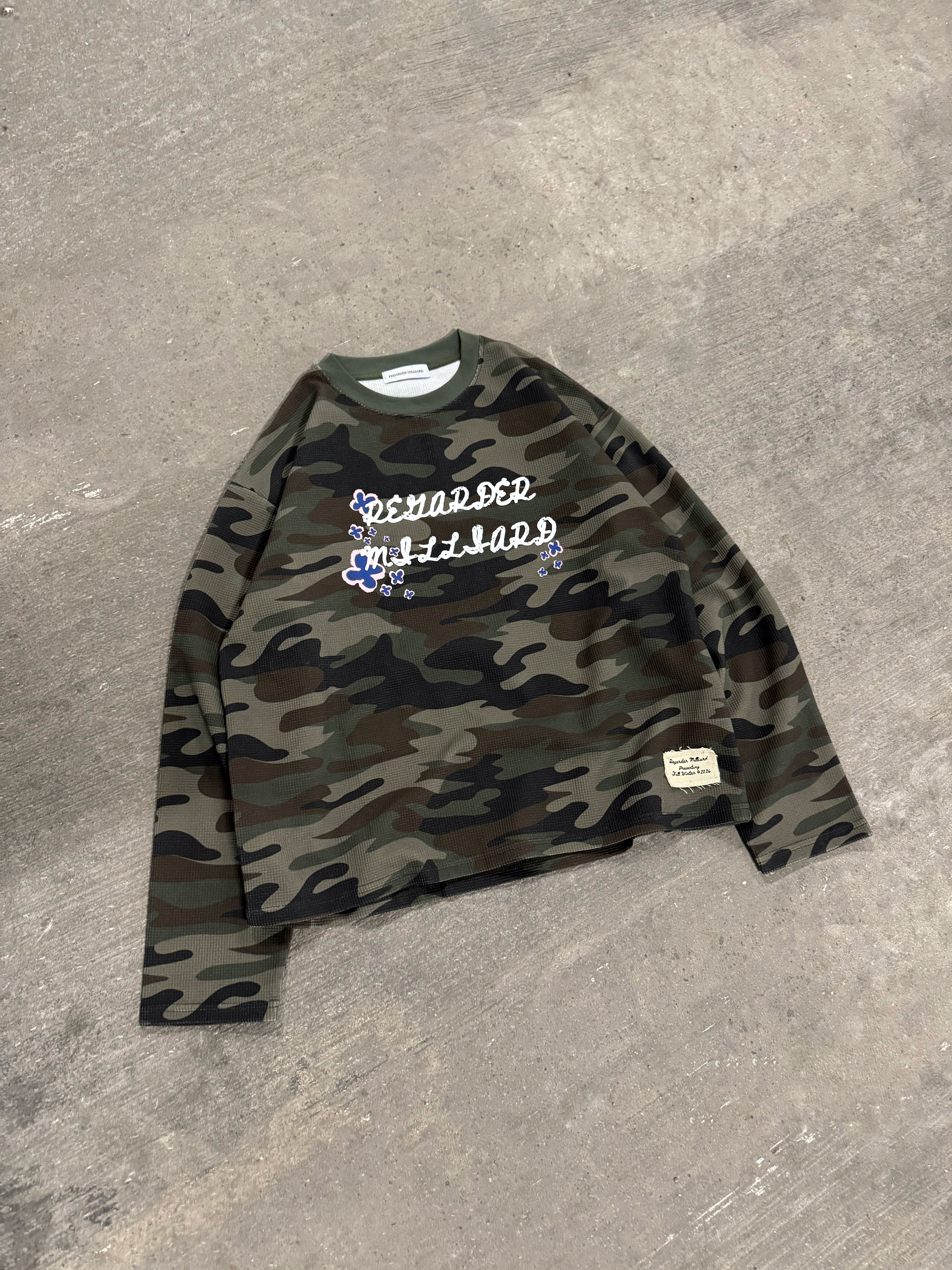 WAFFLE LONGSLEEVE - CAMO