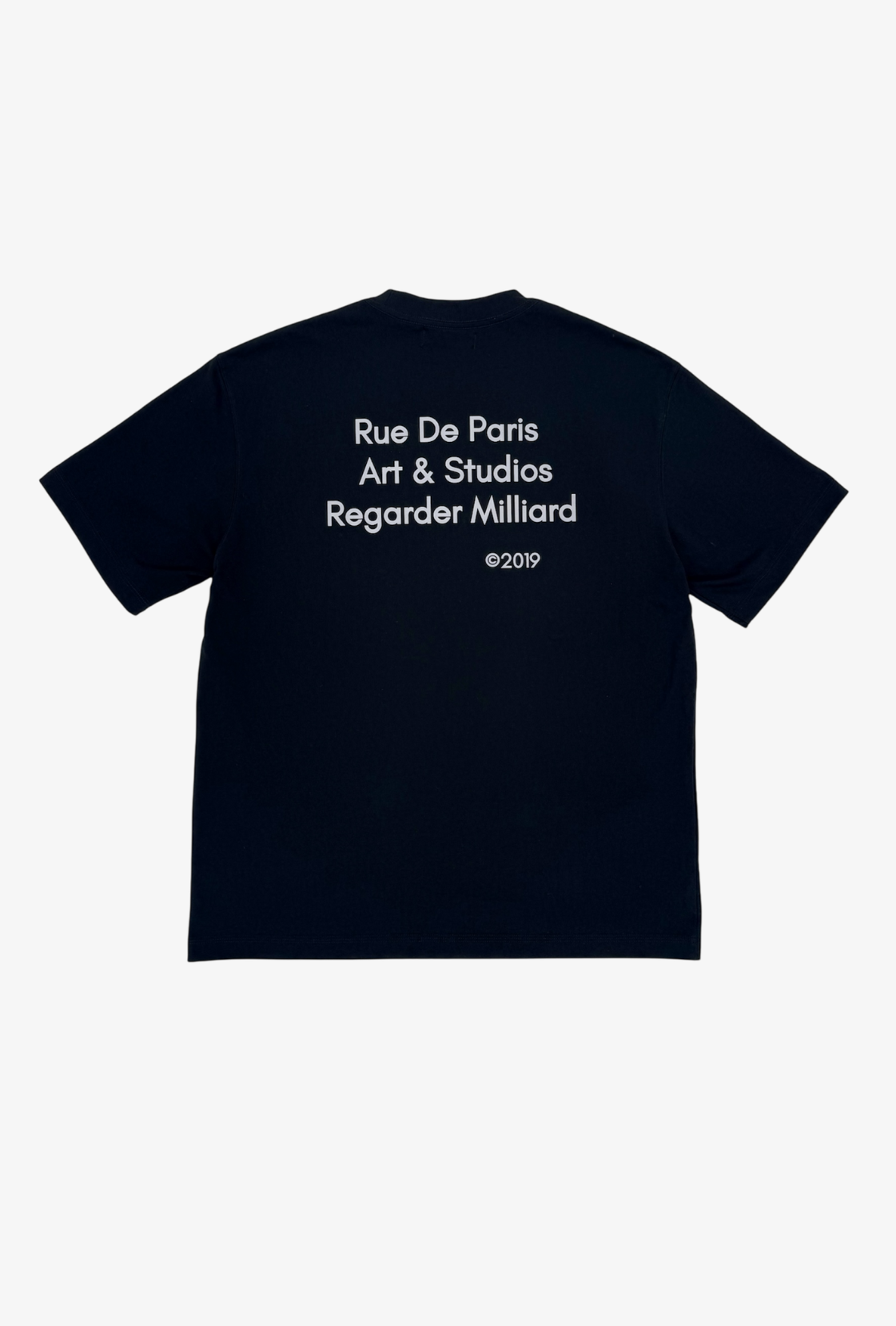 RUE DE PARIS T-SHIRT - BLACK