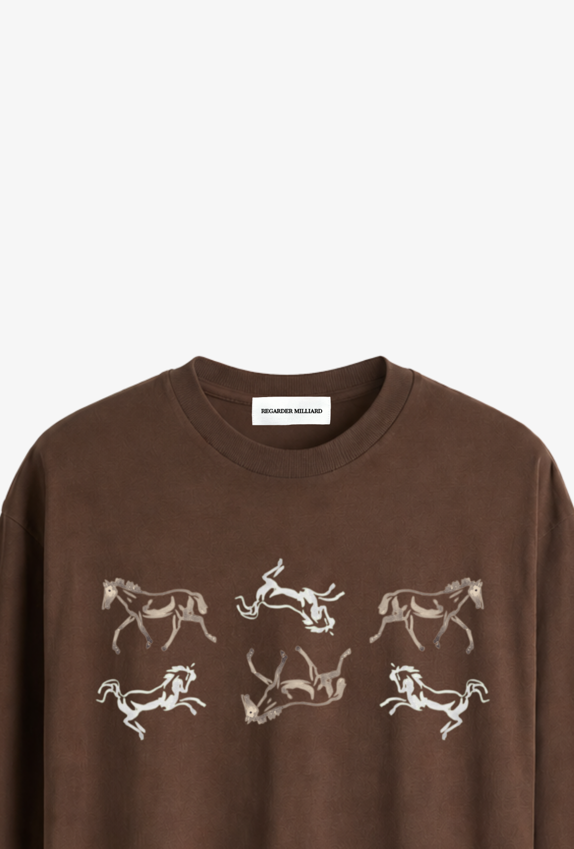 THE DERBY RACE LONGSLEEVE - BROWN