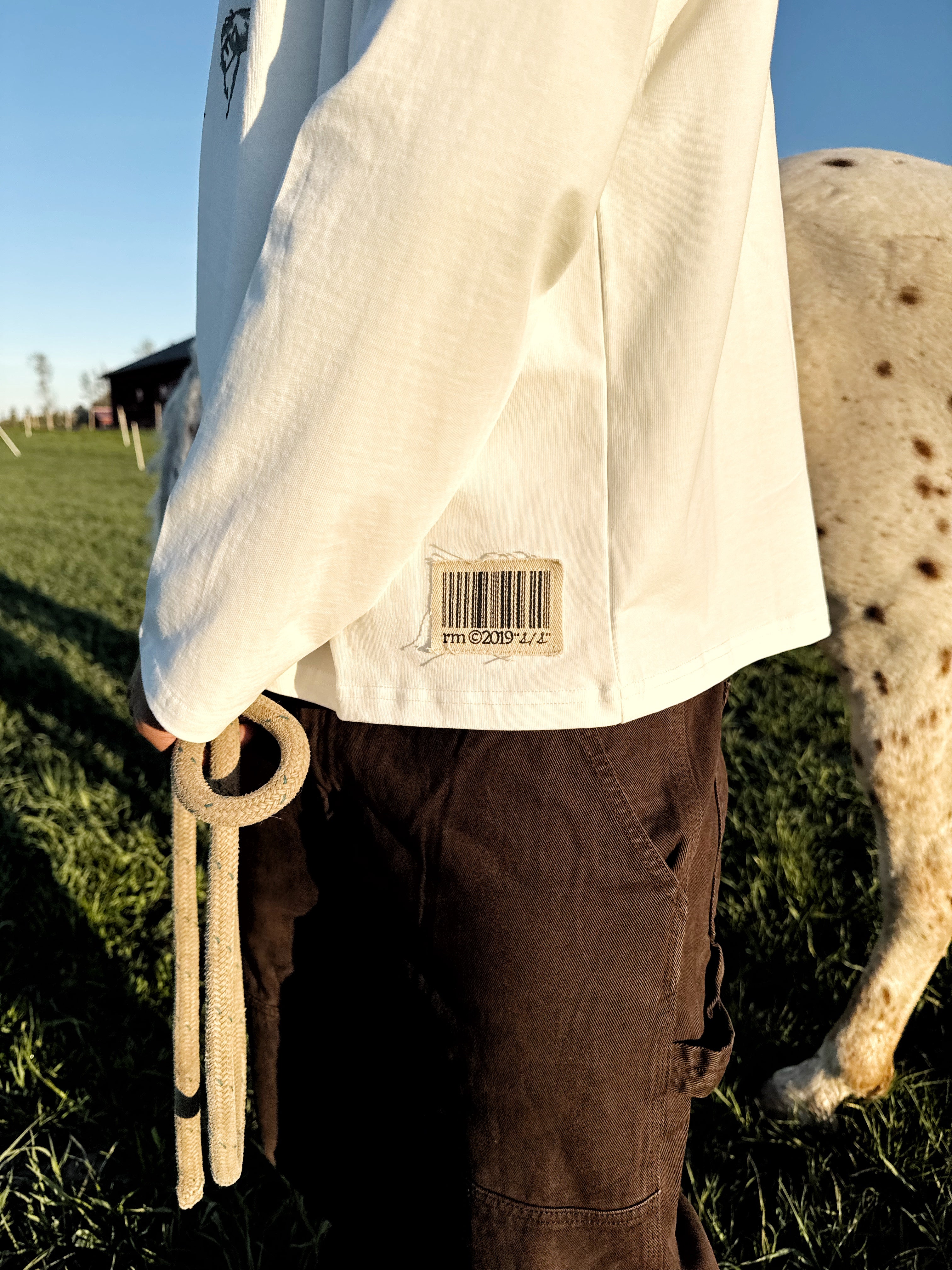 THE DERBY RACE LONGSLEEVE - WHITE