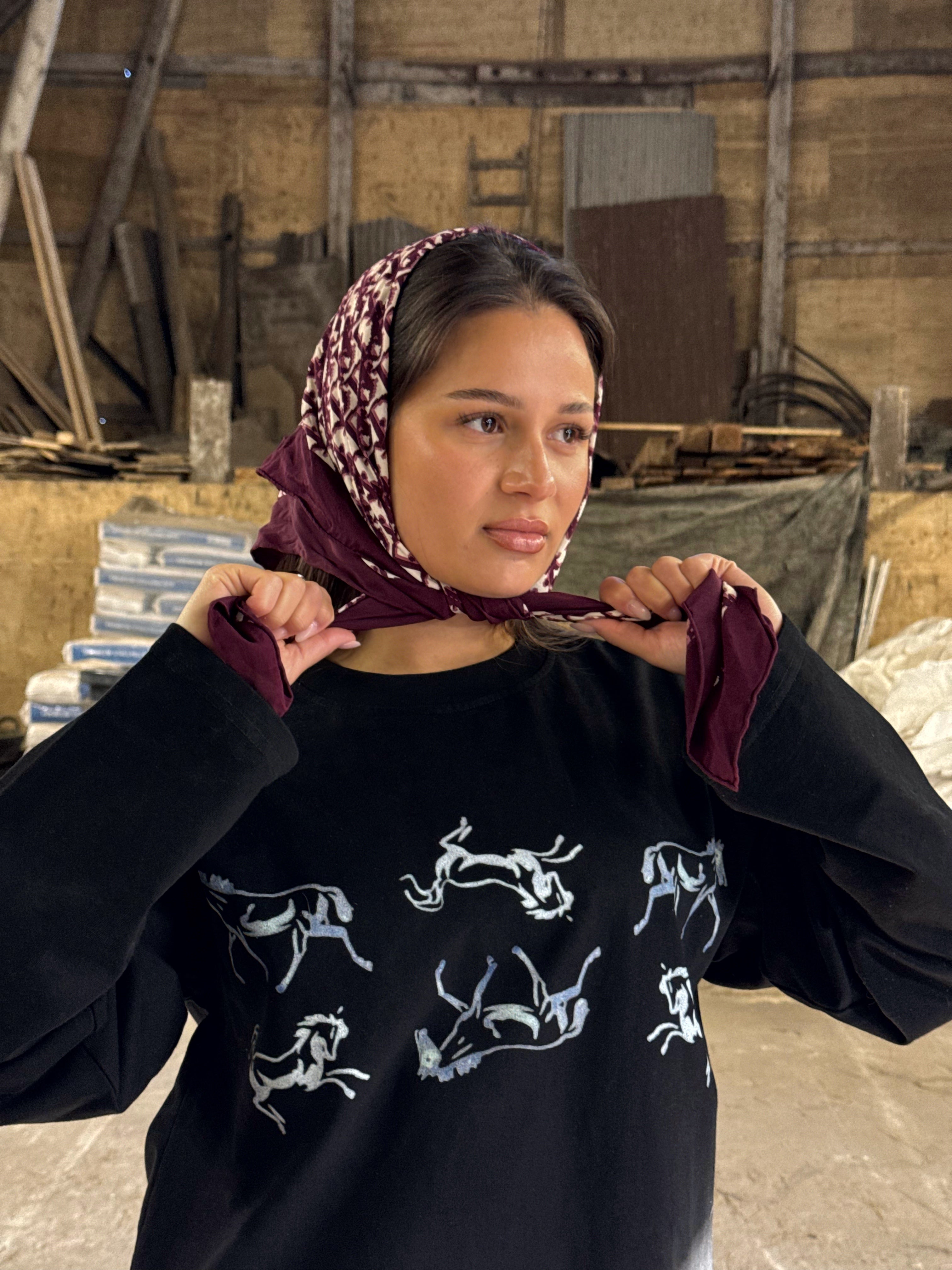 THE DERBY RACE LONGSLEEVE - BLACK