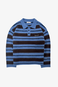 LIGNÉ MOHAIR POLO - BLUE