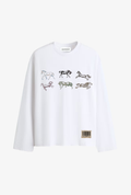 THE DERBY RACE LONGSLEEVE - WHITE