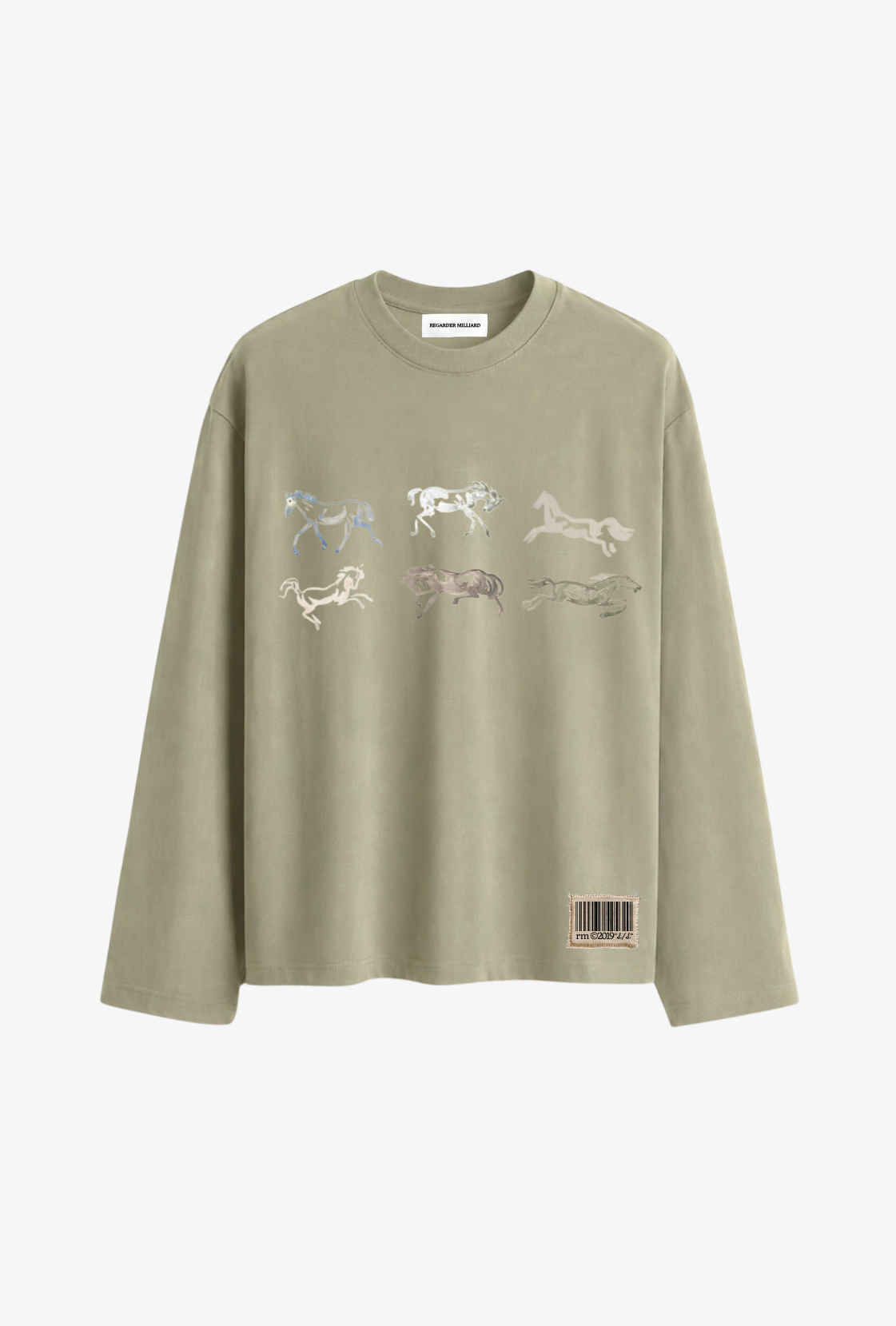 THE DERBY RACE LONGSLEEVE - KHAKI