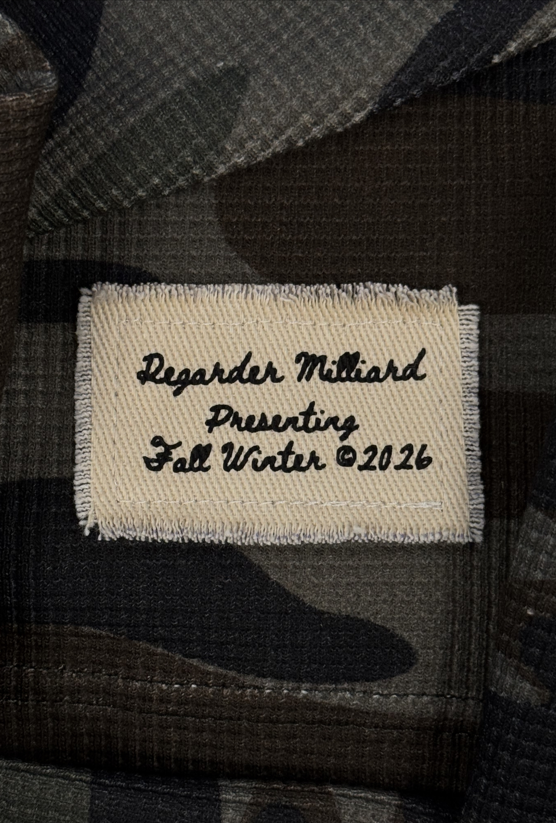 WAFFLE LONGSLEEVE - CAMO