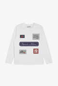 POSTCARD LONGSLEEVE - WHITE